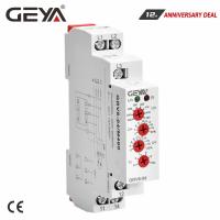 Geya Grv8-04รีเลย์การตรวจสอบแรงดันไฟฟ้า3เฟสพร้อมการป้องกันเฟสแรงดันไฟฟ้าเกินและรีเลย์แรงดันไฟฟ้าเกินราง Din