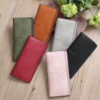 2023 New Women Long Purse PU Leather Womens Small Wallet Card Holder Two Fold Bag Lady Casual Wallets Fashion Brand Wallet 1PCS Wallets