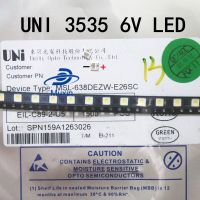 For UNI LED 100pcs backlight LCD TV 3535 3537 LED SMD Lamp bead bead 1W 6V 3535 1.2W Cold white UNI Electrical Circuitry Parts