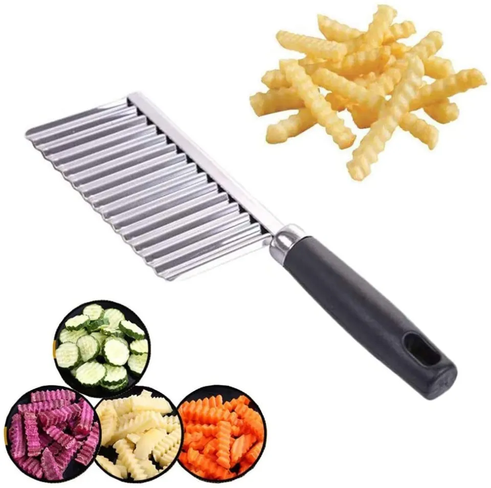 Wolf Tooth Potato Knife Cutting Potato Wave Knife Kitchen Home Vegetable  Cutting Artifact Fancy Slitter Potato Grid Slicing Tool For  Restaurants/supermarkets - Temu