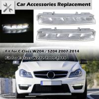 ไฟตัดหมอกแสงกันชนหน้า Led Drl สำหรับวิ่งกลางวันเหมาะสำหรับ Mercedes Benz W204 C250 W212 C280 C350 E350 A2049069000 A2049068900