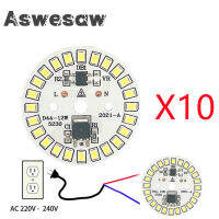 หลอดไฟ LED Patch โคมไฟ SMD แผ่นโมดูลวงกลมแหล่งกำเนิดแสงสำหรับหลอดไฟ AC 220V-240V LED downlight Chip spotling LED *