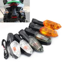 เลนส์แผ่นเรืองแสงไฟระบุสัญญาณเลี้ยวด้านหลังสำหรับ KAWASAKI NINJA 1000 650 300 Z1000SX Z800 ER6N ER6F ZX6R อุปกรณ์เสริมรถจักรยานยนต์