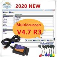 2021 Hot Sell MultiEcuscan 4.7 R3 Registered Unlimited Multi Ecu Scan for Fiat Can Work with ELM327