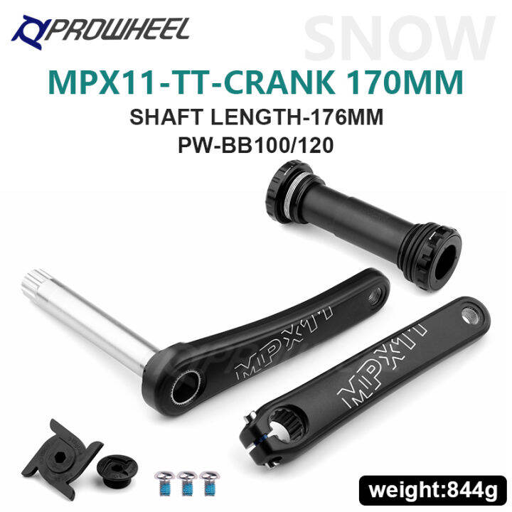 prowheel-snow-bike-crankset-snow-bike-fatbike-gxp-crankset-176192-mm-bottom-cket-compatible-with-sram