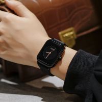 GUOU ancient European watch female simple fashion trend ladies silicone strap small square watch sports watch female 【QYUE】