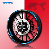 Hot sell 7 Style Motorcycle Wheel Tire Rim Stickers 17inch wheel For Honda VFR VFR750 VFR800 VFR1200 VFR1200F