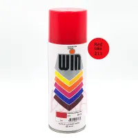 WIN by TOA สีสเปรย์ แดง เอนกประสงค์ งานพ่น สีสด สีสวย เต็มกระป๋อง 400ซีซี รุ่น 911 (สีแดง) by bjira shop