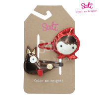 SATI-กิ๊บติดผม-LRR. LITTLE RED RIDDING SNAP CLIP-LC014