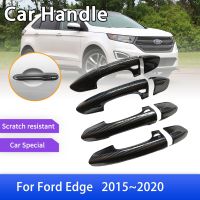 【CW】 Carbon Door Handle Cover for MK2 Endura 2015 2020 Car Exterior Accessories Sticker 2016 2017