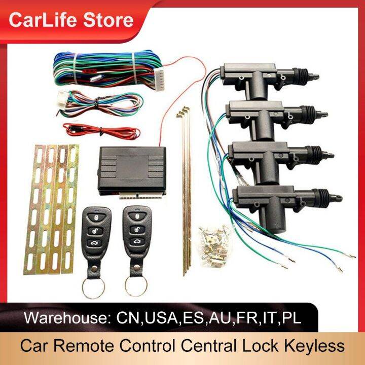 Car Remote Control Central Lock Keyless Entry With Motor System Auto Door Locking Device ACC