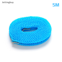 Jettingbuy】ราวตากผ้ากลางแจ้งผ้าไนล่อนกันลื่นสายชุดกันลมเส้นเชือกซักผ้า