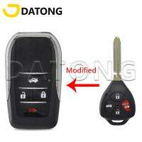 Datong World รถระยะไกลควบคุมซองใส่กุญแจเคสสำหรับโตโยต้าแคมรี่คอโลร่า Avalon Matrix RAV4 Venza Yaris เคสสำหรับเปลี่ยนคีย์