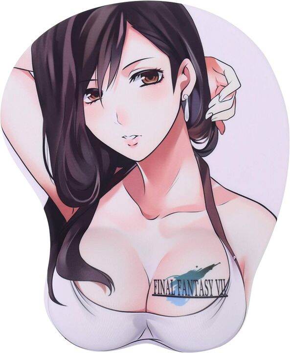 Boo Ace Final Fantasy Vii 7 Tifa Anime Mouse Pads Boob Oppai Gaming 3d Mousepads 2way Skin Tifa 0412