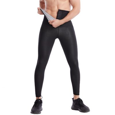 New Men Body Shaper Thermo Sauna Pants Sweat Waist Trainer Leggings Slimming Underwear Weight Loss Workout Compression Shapewear