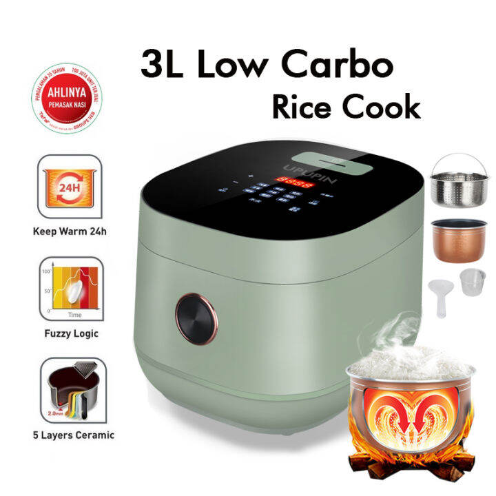 rice cooker low carbo 3L/1.2L Magic Com Digital Penanak Nasi Low Sugar