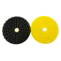 RIJILEI 7PCSSet 4 Inch Diamond Polishing Pads For Concrete Floor Marble Thicknees 6mm Wet Grinding Discs Polishing Stone LW03