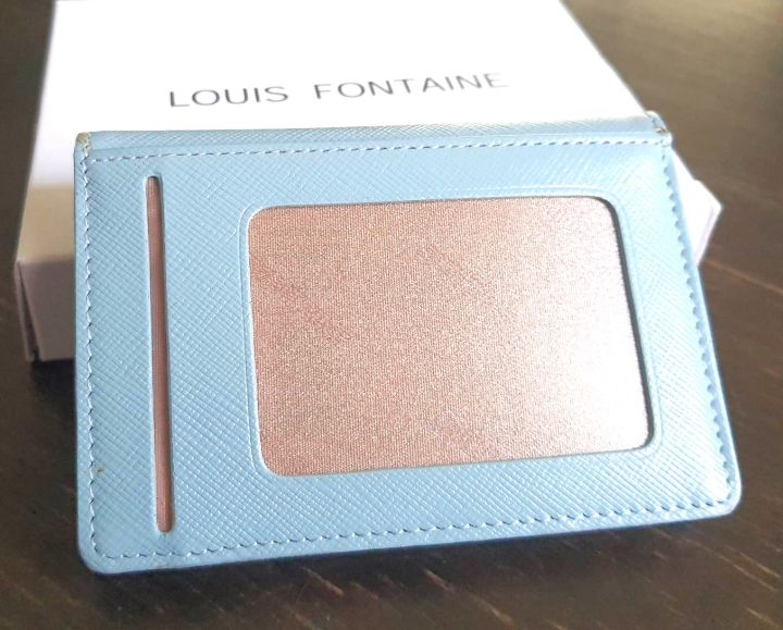 กระเป๋านามบัตร-louis-fontaine-ฟ้า-ใหม่-แท้