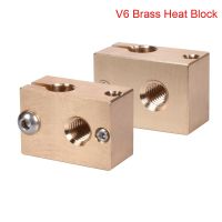 V6บล็อก V6 J-Head Titan Hotend สำหรับเครื่องพิมพ์ V6ดั้งเดิมเครื่องสแกนแบบแข็งเครื่องอัดรีดเหล็ก E3D เครื่องทำความร้อนหัวฉีด3มิติชิ้นส่วนสูง