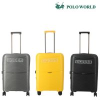 POLO WORLD PW414 TSA LOCK LUGGAGE 24" กระเป๋าเดินทางล้อลาก 4 ล้อคู่ ขนาด  24 นิ้ว