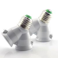 【YF】❈✔  1PCS 1 E27 to 2 splitter Lamp Bulb base Converter 2E27 265V Y Socket Holder Conversion socket