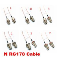 1pcs RF Coaxial 50ohm L16 N Female To N Female RG178 Cable Connector Plug (0.1m0.15m0.2m)