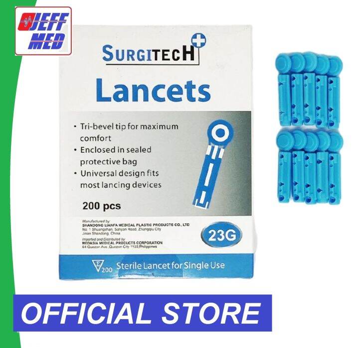 Blood Lancet Blood Glucose Sugar Lancet Needles 200 pcs Lazada PH