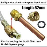 Hot Selling 1Pcs  Refrigerator Check Valve Refueling Head 62Mm Quick Connector/Refrigerant Filling Valve Refrigeration Accessories