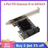 PCI-Express X1ไปยัง SATA 3.0 16พอร์ตการ์ดขยายตัวควบคุม6Gbps ตัวแปลงความเร็วสูงไรเซอร์การ์ดอุปกรณ์สำหรับพีซีตั้งโต๊ะ