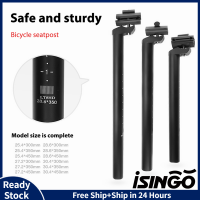 iSingo Bicycle Seatpost Full Aluminum Alloy Seat Post for MTB Mountain Road Folding Bike Electric Bike Parts 25.4/27.2/28.6/30.4/30.8 x 300mm