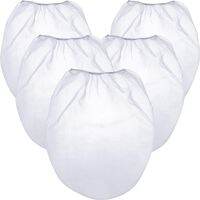 5 Gallon Paint Strainer Bags White Regular Fine Mesh/Elastic Top Bag Strainers for Use with Paint Sprayers