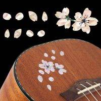 Cherry Blossom Floral Self Adhesive Ukulele Guitar Sticker Bass Kalimba Guitar Cute Decals Accessories