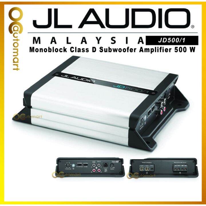 JL Audio Class D MonoBlock Amplifier JD Series JD500/1 Mono block
