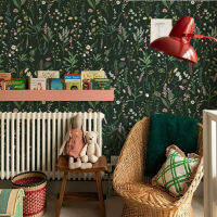 3 D Setting Wall Adhesive วอลล์เปเปอร์กันน้ำและน้ำมัน Spring Flower Wall Stick ห้องนั่งเล่นห้องนอนตกแต่งบ้าน