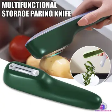 Multifunctional Storage Peeling Knife Type Peeling Knife With Storage Box  Vegetable Fruit Peeler Supplies Household Kitchen Tool - AliExpress