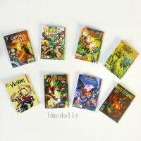 hot！【DT】☃✺  8pcs/set or 2pcs/set 1/12 Miniature Dollhouse Comic Books OB11 Shooting Props Accessories