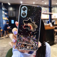 ปลอกอ่อนคลังสินค้าพร้อมสำหรับ OPPO A38 A58 4G Phone Case เคสโทรศัพท์ป้องกันการตกหล่นรูปห้าเหลี่ยมท้องฟ้าเต็มไปด้วยดวงดาวระยิบระยับฝาหลังโทรศัพท์