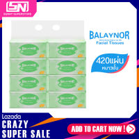 กระดาษทิชชู่ Balaynor กระดาษทิชชู่​เช็ดหน้า 420แผ่น หนา3 ชั้น ขนาด Size L กระดาษชำระ ซับน้ำแห้งไว้ มีให้เลือกหลายขนาด เช่น 1แพค มี 8 ห่อ