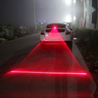 Car Auto LED Fog Light Motorcycle Tail Lamp Vehicle Anti-Collision Taillight ke king Warning Lamps Car Fog Light