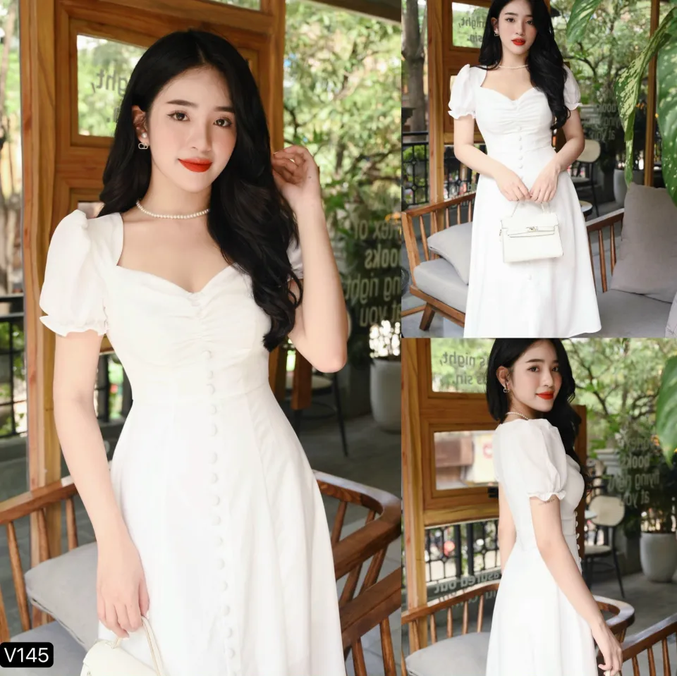 Các mẫu váy dáng dài cho nàng đón thu - Báo An Giang Online