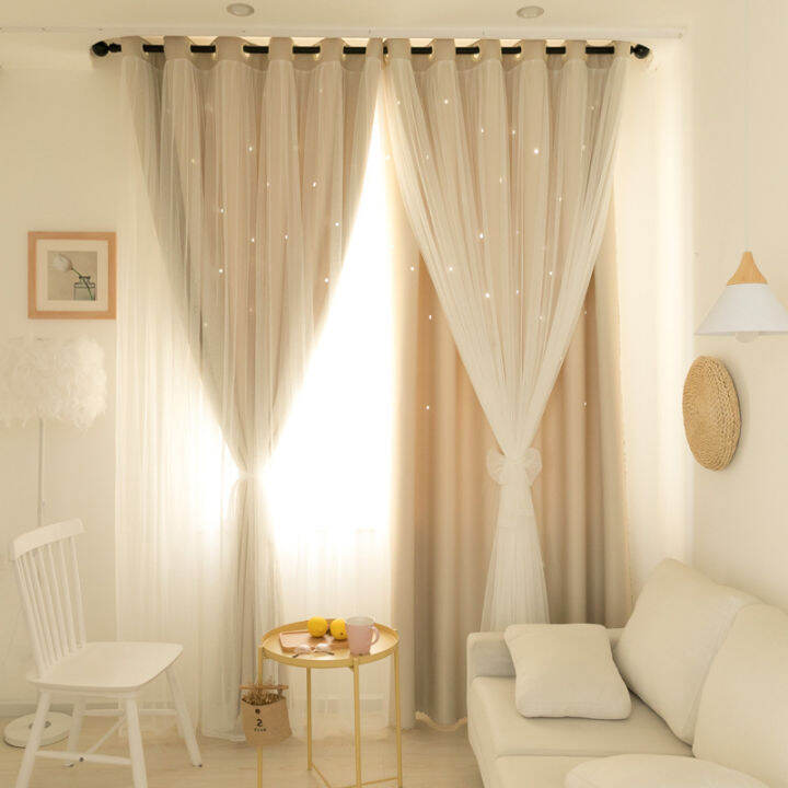 modern-blackout-curtains-for-bedroom-living-room-multicolor-cloth-lace-tulle-double-layer-window-decoration-curtains-home-decor