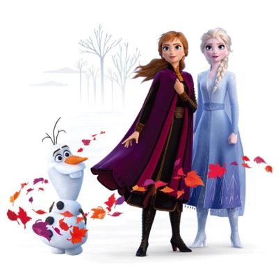 Vivid Cartoon  Frozen Wall Stickers For Kids Room  Bedroom DIY Wall Decoration  stickers  3D Anna Princess Movie Posters