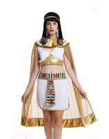 ชุดแฟนซี คลีโอพัตรา เจ้าหญิง อียิปต์ สำหรับ ฮาโลวีน พร้อมส่ง Sexy Cleopatra Egyptian Queen Fancy Costume for Halloween