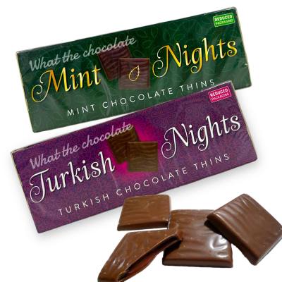 Mint/Turkish Nights Chocolate Thins ช็อคโกแลตแผ่นบาง นำเข้าจากอังกฤษ
