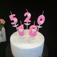 1 Pc Number 0 9 Birthday Candle Happy Birthday Cake Candles For Kids Adult Wedding/ Party Pink Candle Cake Decoration Tools