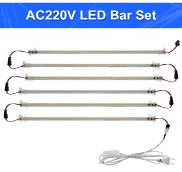 AC220V SMD 2835 Rigid LED Light Bars 50cm 72LEDs High Brightness Strip  lot(5 pcs)