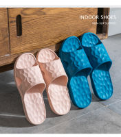 〖愛居家〗Water Cube EVA Sandals and Slippers New Soft Bottom Thickening Home Bath Four Seasons Antibacterial Household Couple Bathroom Slippers