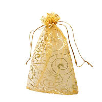 9x12cm Bags Packaging Organza Jewelry 9x12cm 100pcs Pouches Christmas Wedding Popular