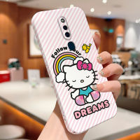 เคสเคสโทรศัพท์มือถือสำหรับ OPPO F11 Pro OPPO Reno8 T OPPO Reno8 T 5G กรณีโทรศัพท์ฟิล์มรวมทุกอย่างเปลือกแข็งการ์ตูนคิตตี้เคสป้องกันทนแรงกระแทกกล้องคลุมทั้งหมด