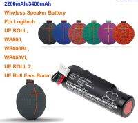 [COD] 2200mAh/3400mAh Battery 533-000122 for ROLLWS600WS600BLWS600VIUE ROLL 2 Roll Ears Boom
